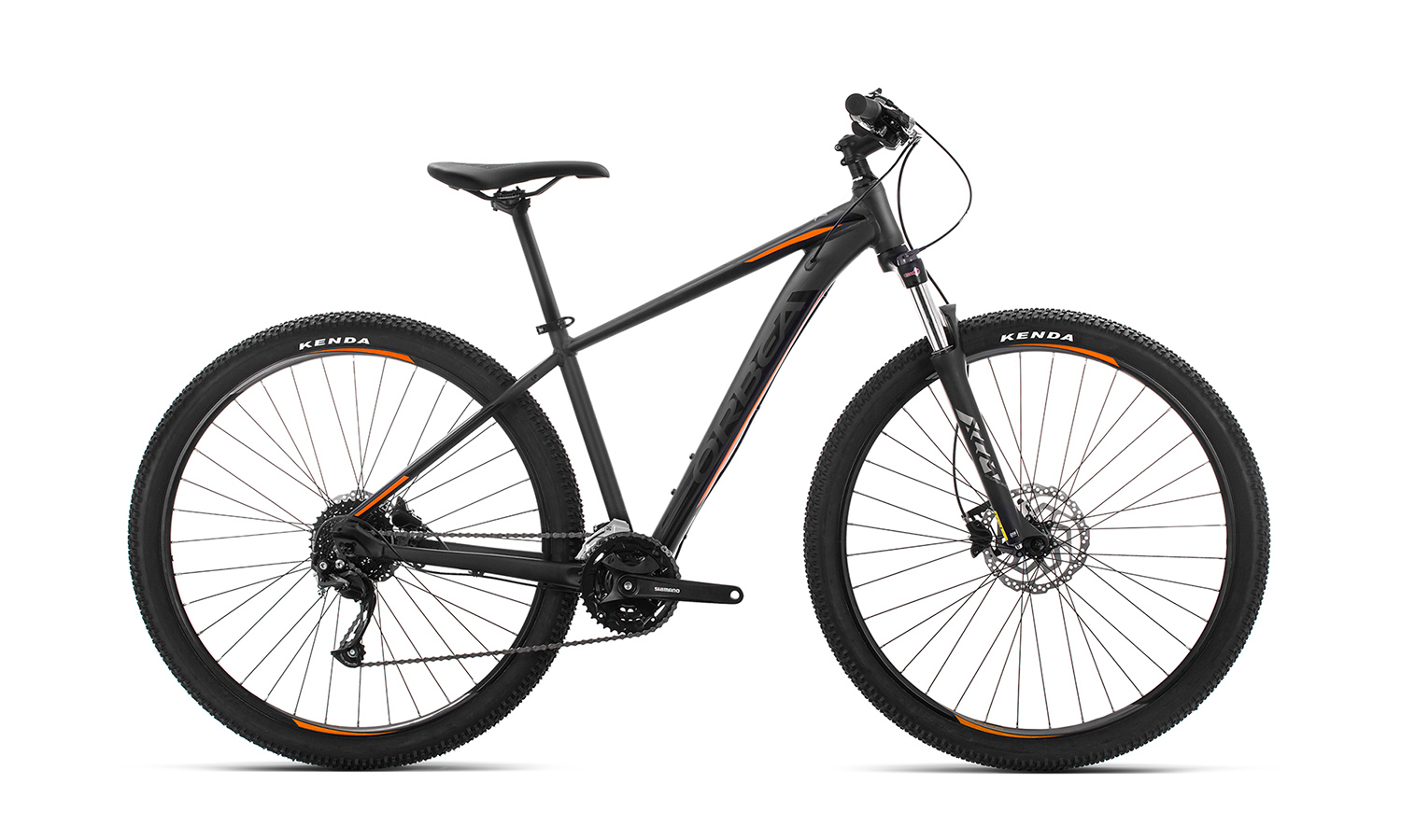 Фотографія Велосипед Orbea MX 29 40 (2019) 2019 Чорно-жовтогарячий